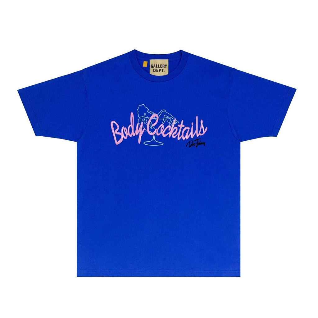 Gallery Dept T Shirt Retro Printed Loose Short-Sleeved Shirt (part2)