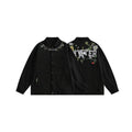 Unisex Jacket Vintage Floral Embroidered Casual Jacket