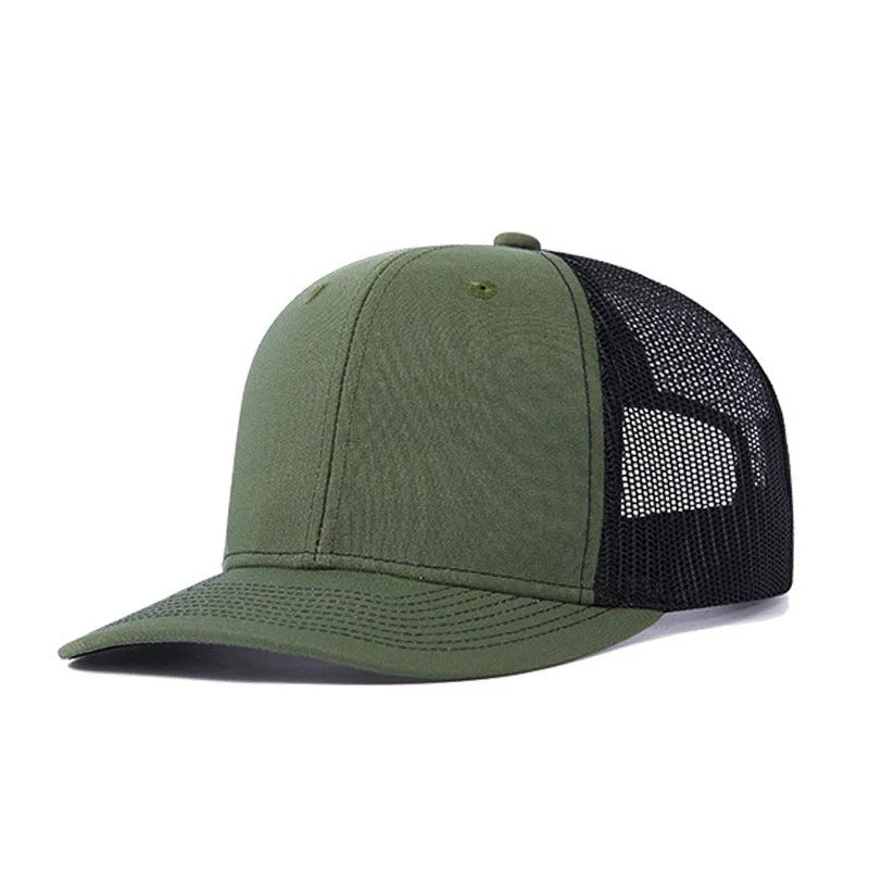 Trendy flat brimmed snapback hats breathable