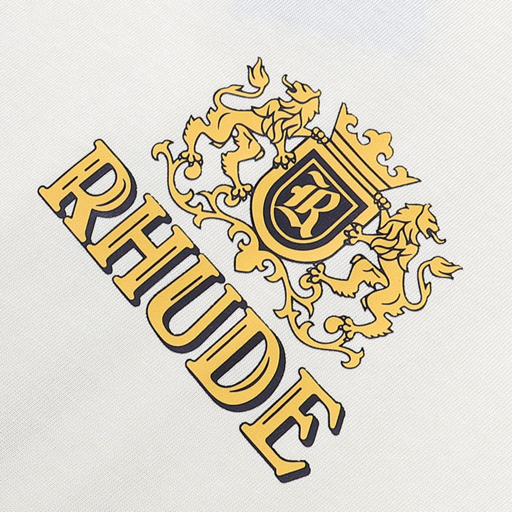 Rhude T Shirt Wheat Ear Badge Short Sleeve T-Shirt