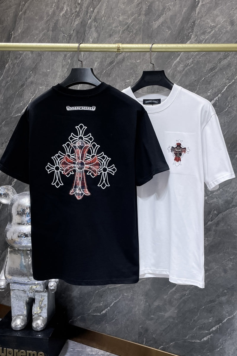 Chrome heart T shirts High-quality 100% cotton streetwear
