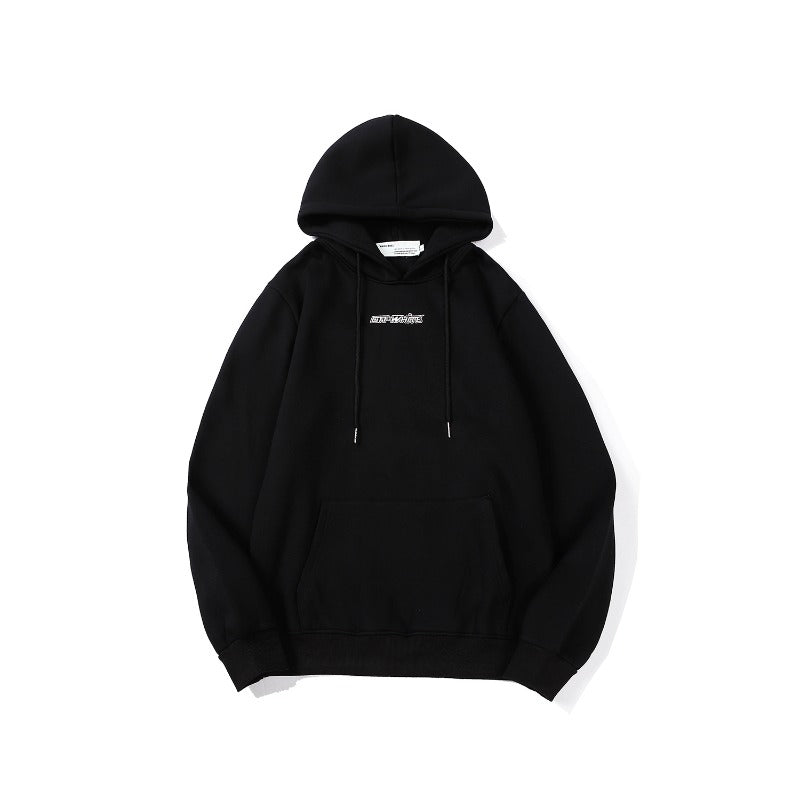 OW  hoodie3D stereo arrow pattern print casual versatile pullover hooded