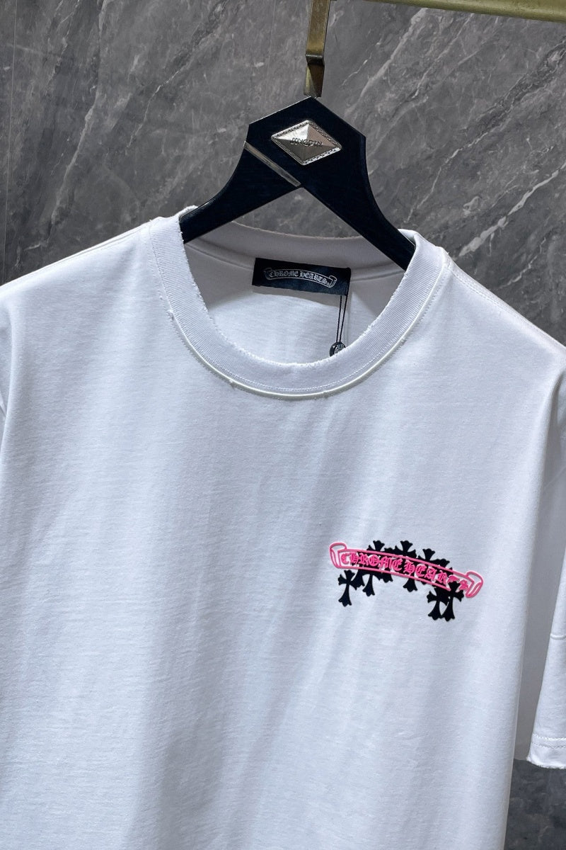 Chrome heart T shirts High-quality 100% cotton streetwear
