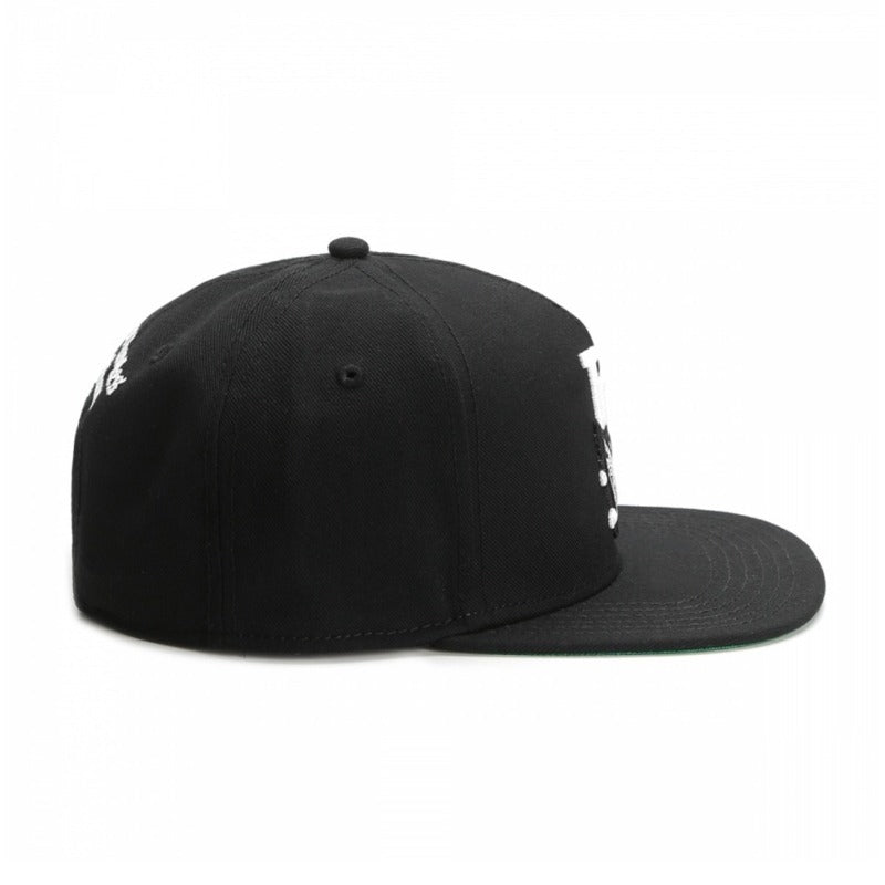 Trendy flat brimmed snapback hats los angeles laletterembroiderunisex