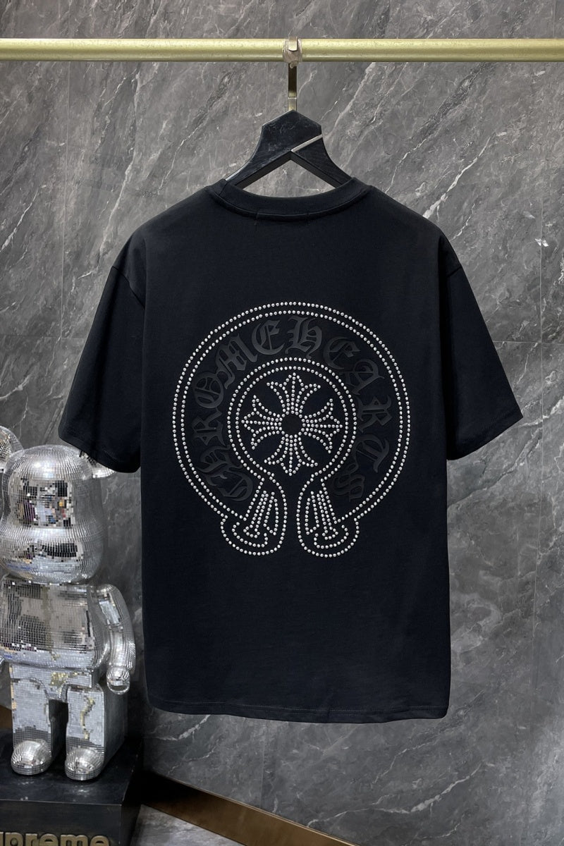 Chrome heart T shirts High-quality 100% cotton streetwear