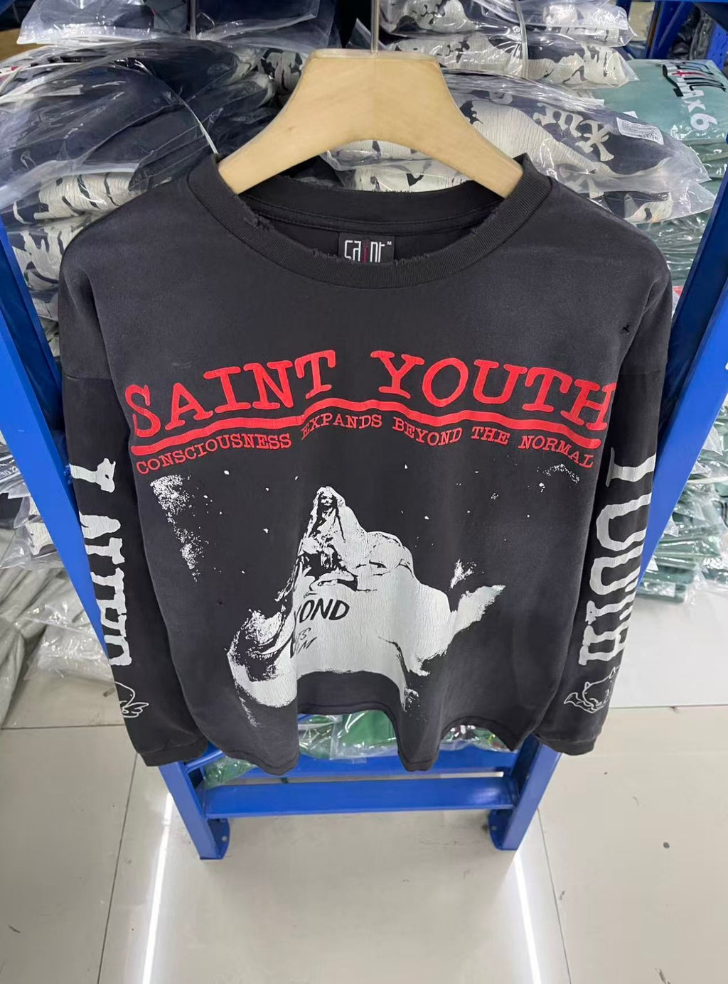 Saint Michael long sleeve shirts