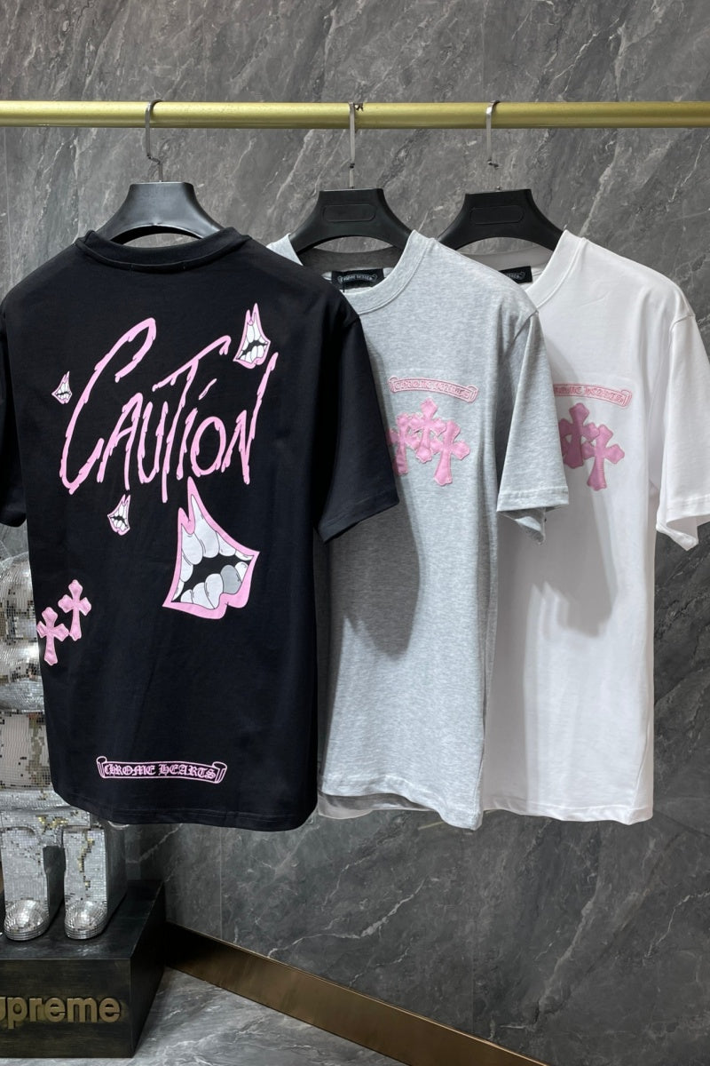 Chrome heart T shirts High-quality 100% cotton streetwear