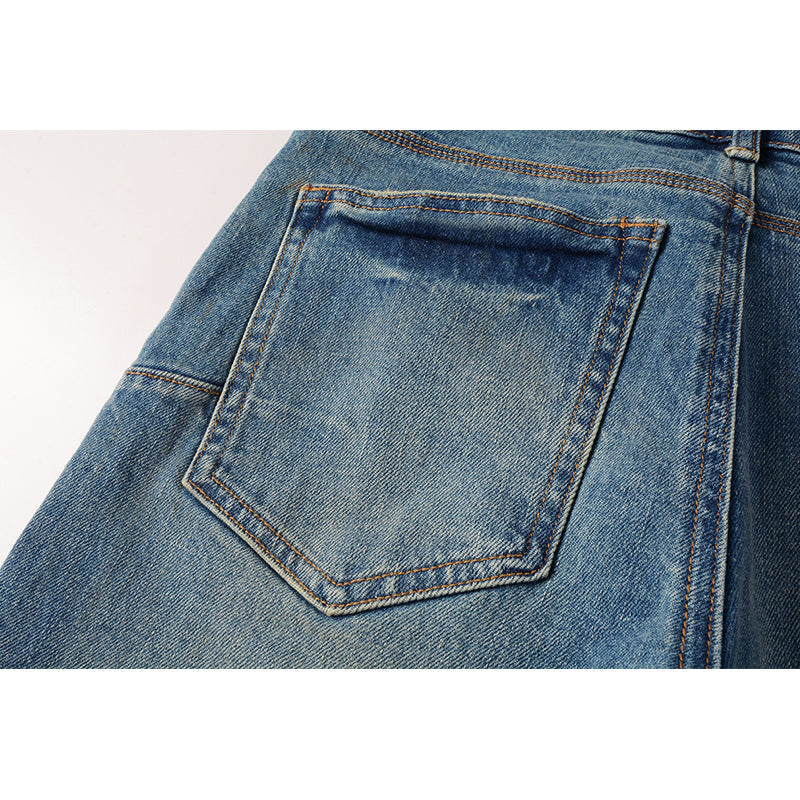 Mens trendy purple jeans, 100% cotton Pure Cotton High Street Trend
