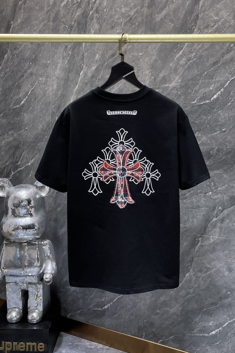 Chrome heart T shirts High-quality 100% cotton streetwear