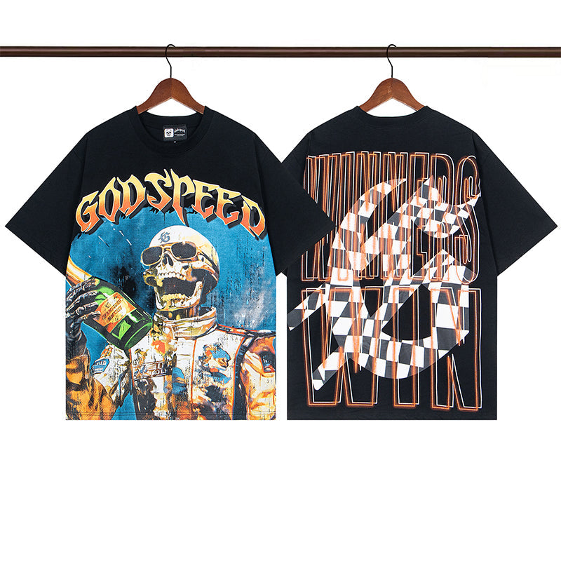 Godspeed T-Shirt Retro Fantasy Pattern