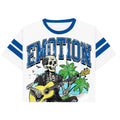 Mixed Emotion T-Shirt Skull Print Hip Hop Short Sleeve T-Shirt