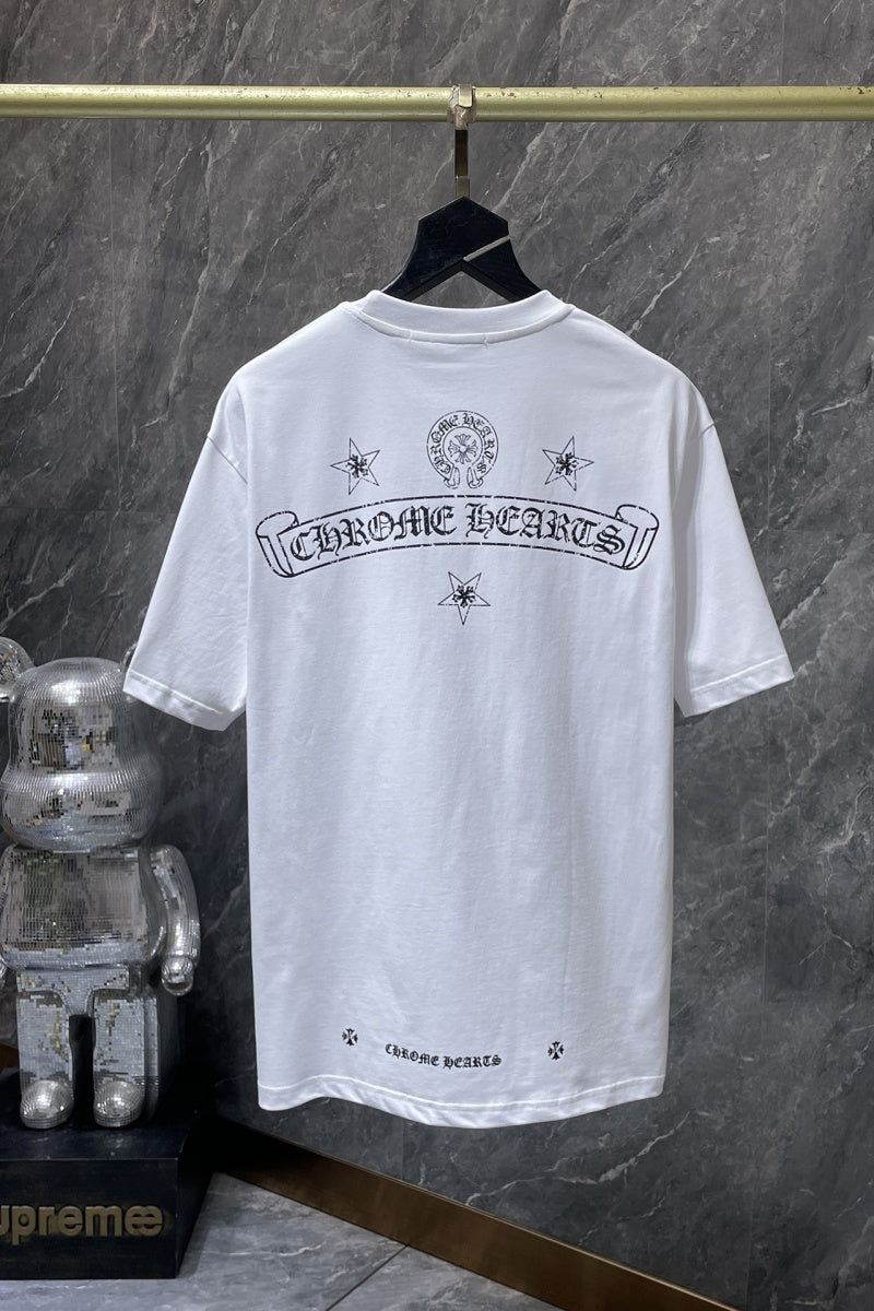 Chrome heart T shirts High-quality 100% cotton streetwear