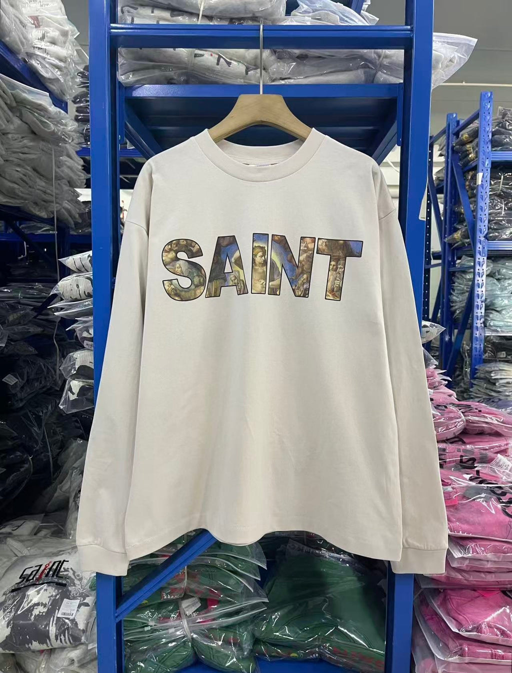 Saint Michael long sleeve shirts