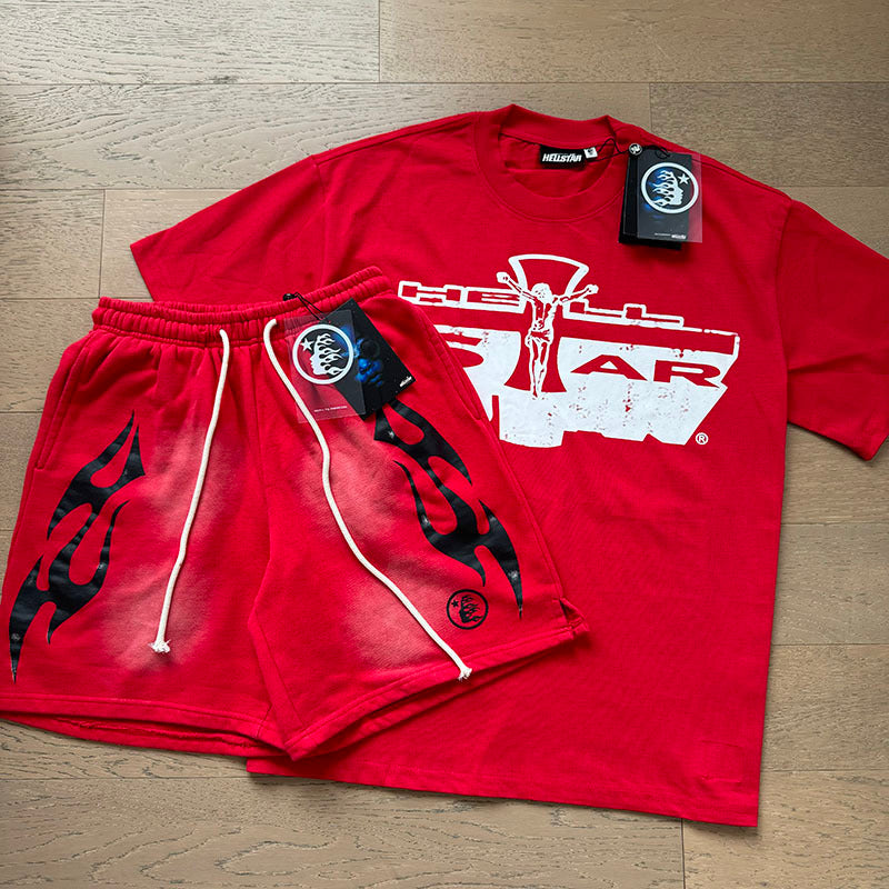 HS T-Shirt And Shorts Two-Piece Set