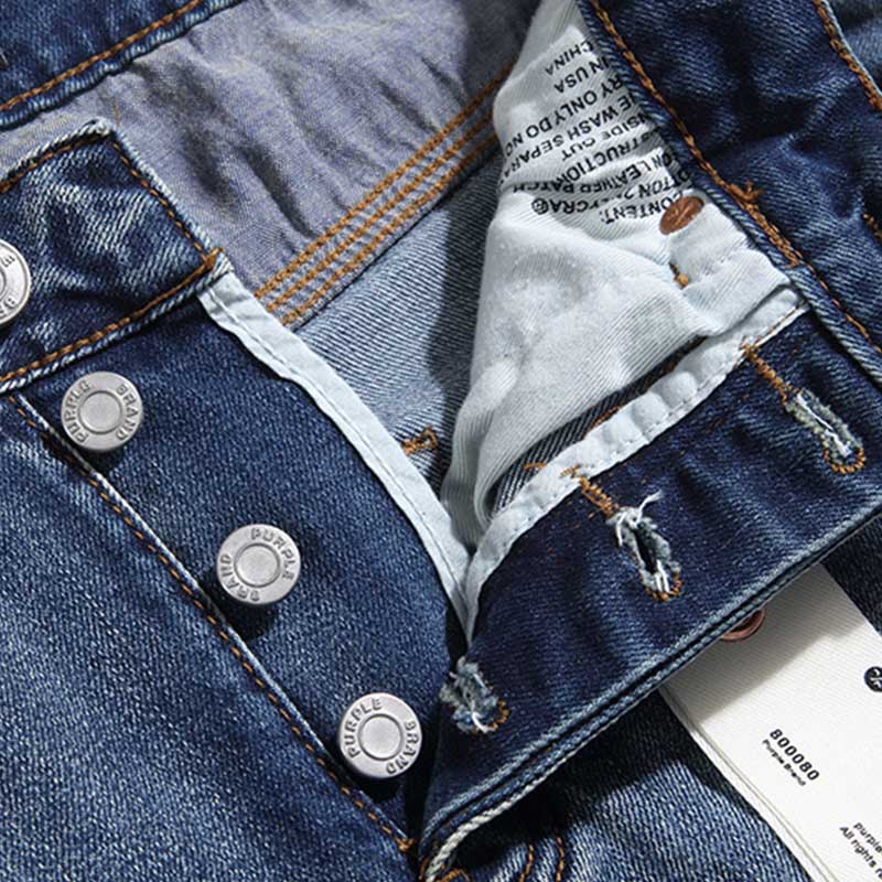 Mens trendy purple jeans, 100% cotton Jeans #PU103