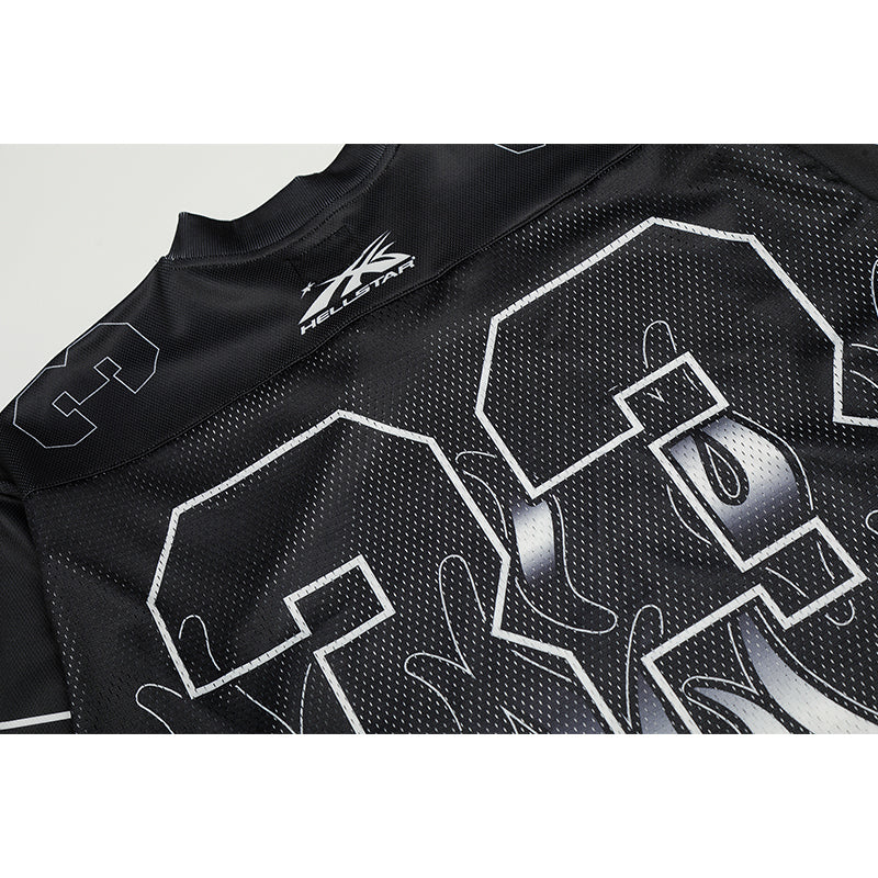 HS Long Sleeve Shirts Hip-hop loose oversize