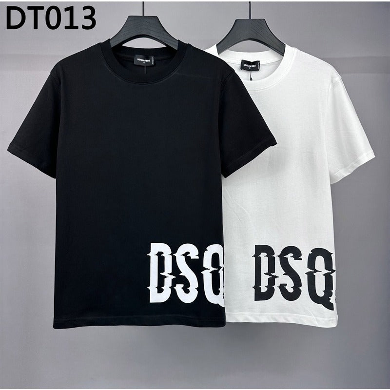 DSQ2 T Shirts Crew Neck Cotton Bottom Shirt