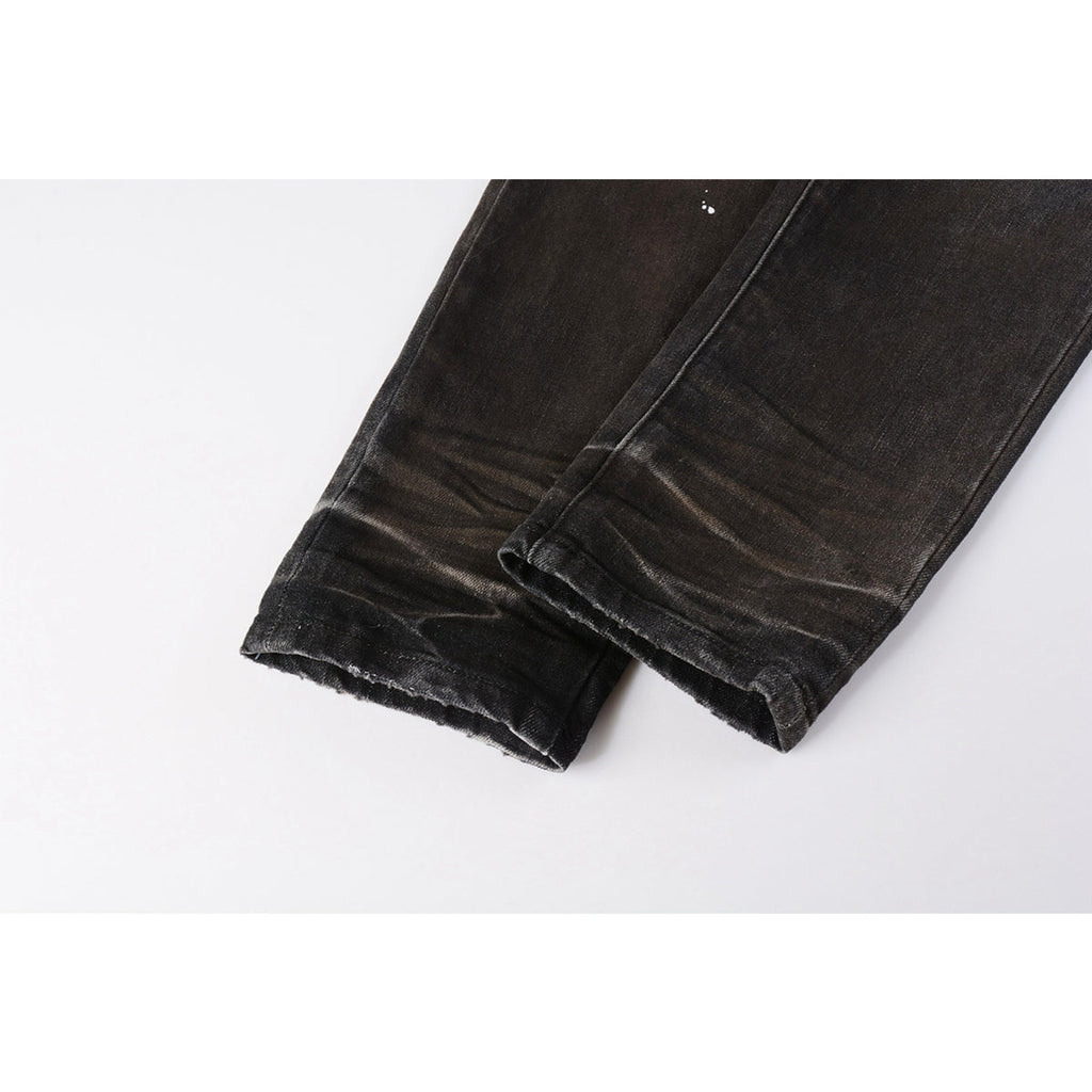 Mens trendy purple jeans, 100% cotton Pure Cotton High Street Trend