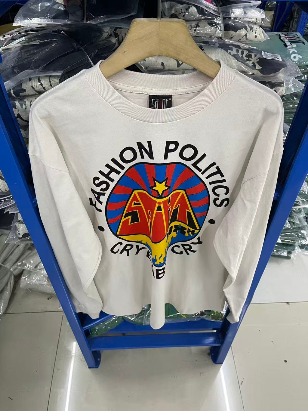 Saint Michael long sleeve shirts