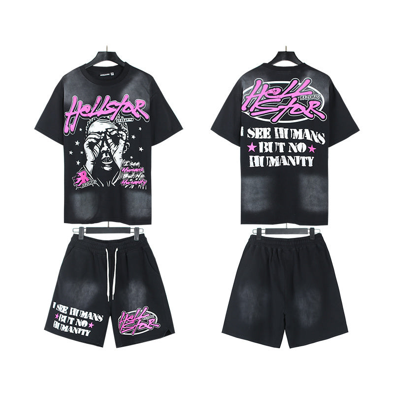 HS T-Shirt And Shorts Two-Piece Set