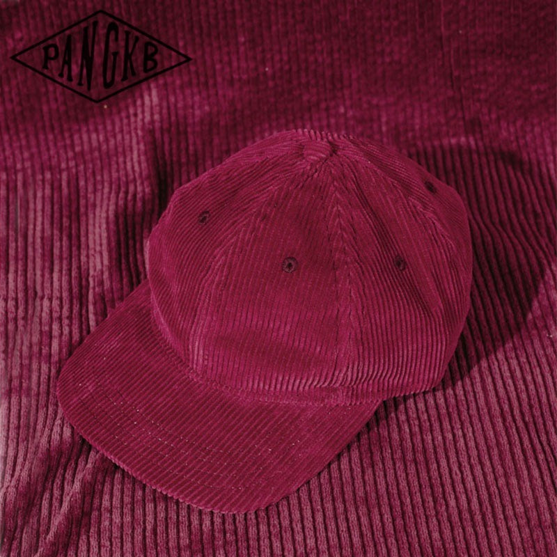 Trendy flat brimmed snapback hats corduroy heattech breathable