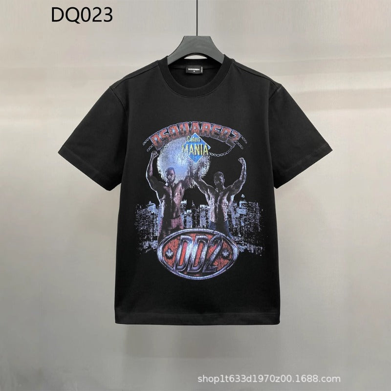 DSQ2 T Shirts Rock Style Print