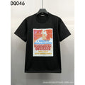 DSQ2 T Shirts Retro Printing Trendy Brand