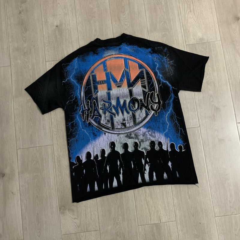 HARMONY T Shirts Street Trend Hot Diamonds