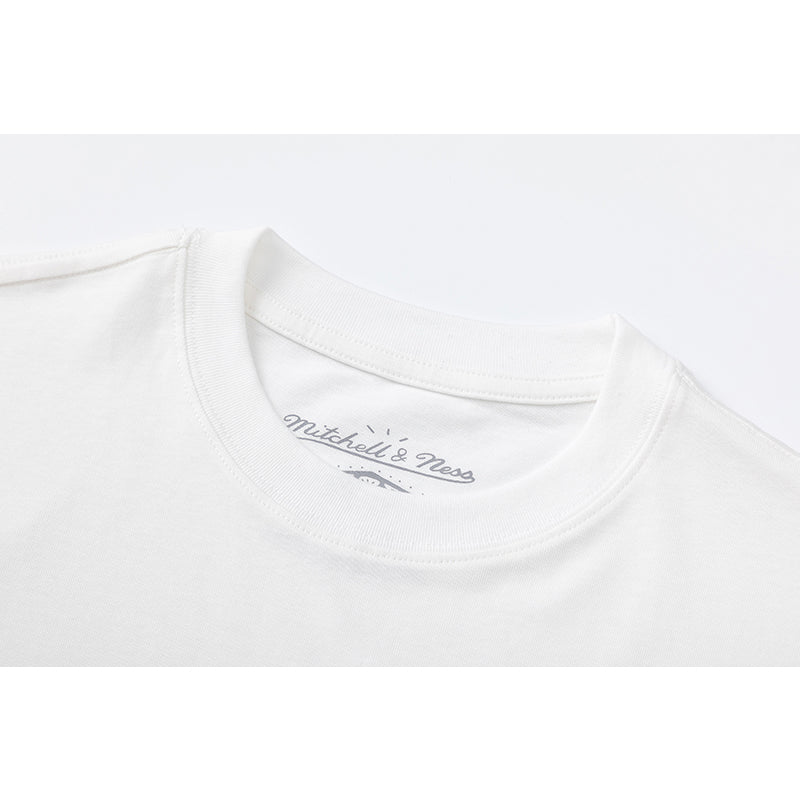 Travis Scott T Shirts x Mitchell x Ness Northeastern Huskies Hand-Deawn Short Sleeve