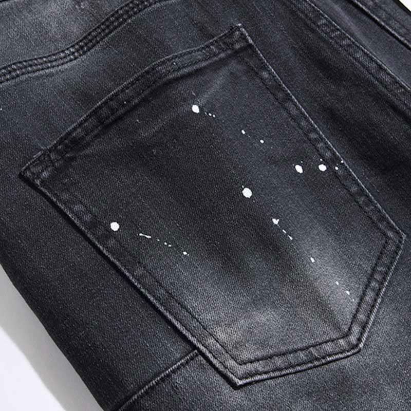 Mens trendy purple jeans, 100% cotton Jeans #PU102