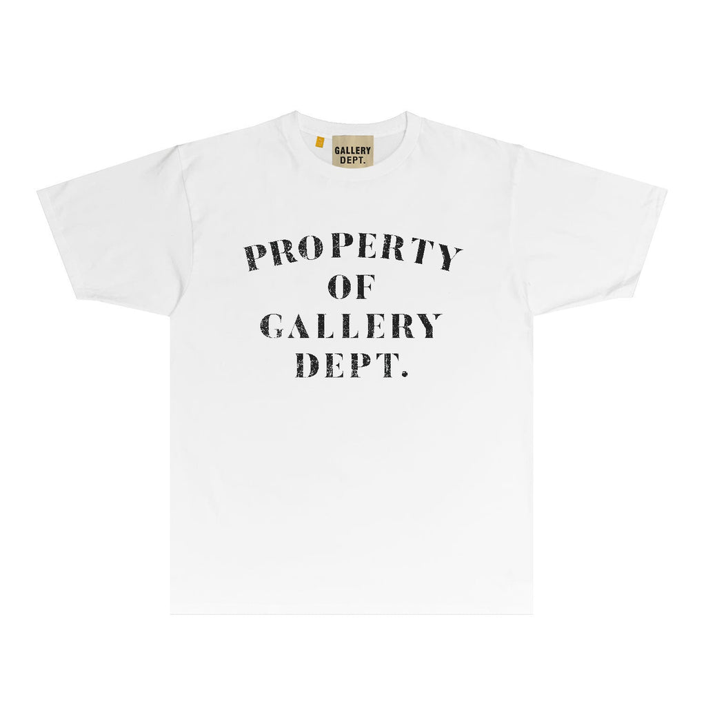 Gallery Dept T Shirt Retro Printed Loose Short-Sleeved Shirt (part2)