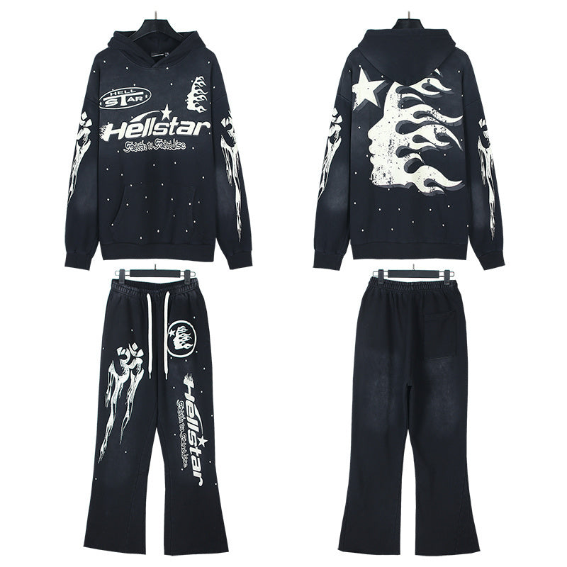 HS Hoodie And Pants Two-Piece Set