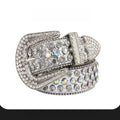 Hip-hop punk rhinestone belt punk style