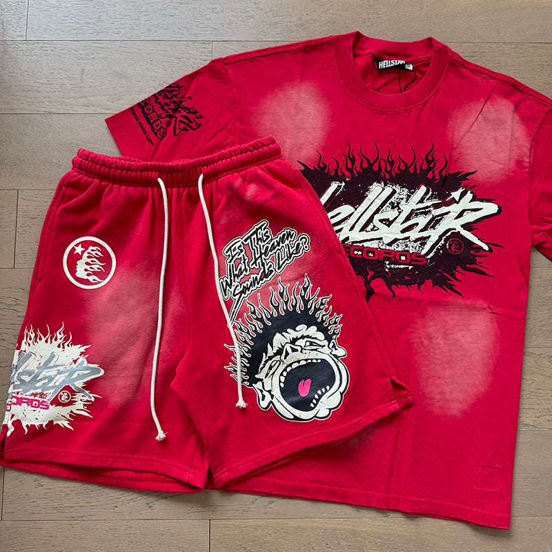 HS T-Shirt And Shorts Two-Piece Set