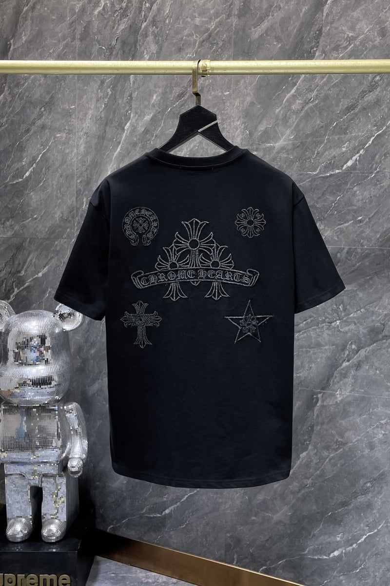 Chrome heart T shirts High-quality 100% cotton streetwear
