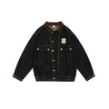 Unisex Jacket Denim Coat Autumn Retro Loose Design Jacket