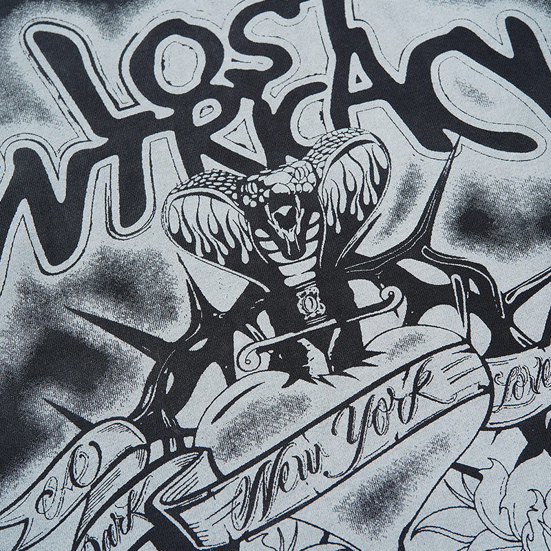Lost intricacy Hoodie rhinestones