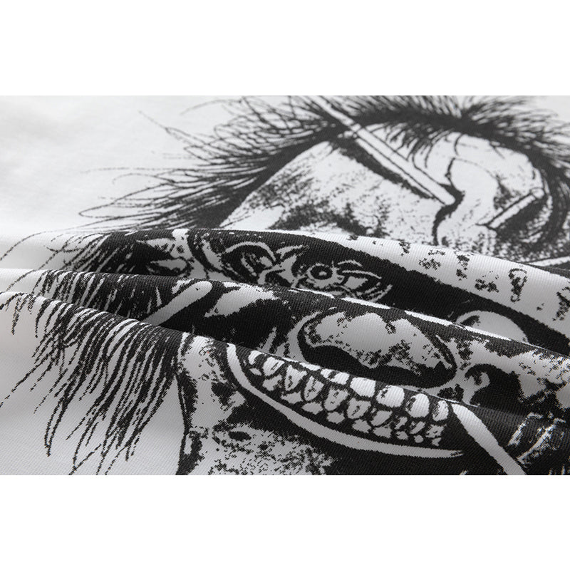 Travis Scott T Shirts Cactus Jack x Utopia Utopia joint mummy short sleeve