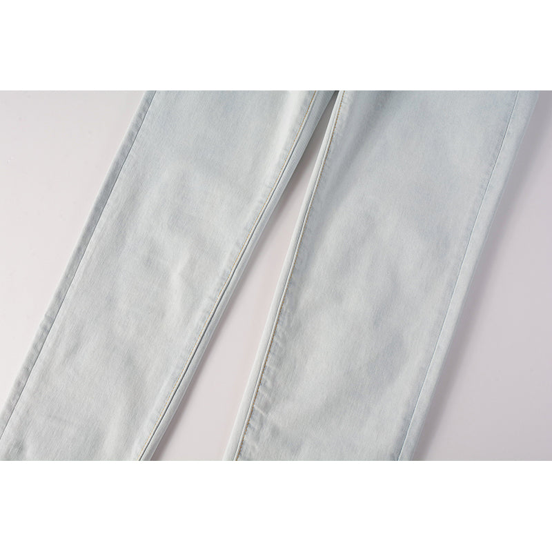 Mens trendy purple jeans, 100% cotton Pure Cotton High Street Trend