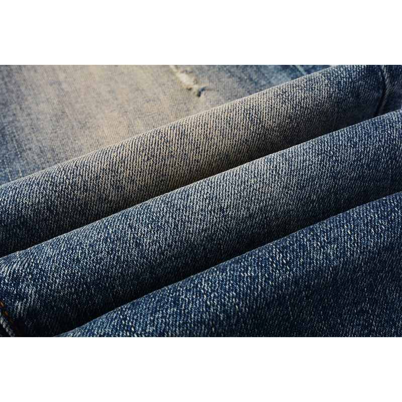 Mens trendy purple jeans, 100% cotton Pure Cotton High Street Trend