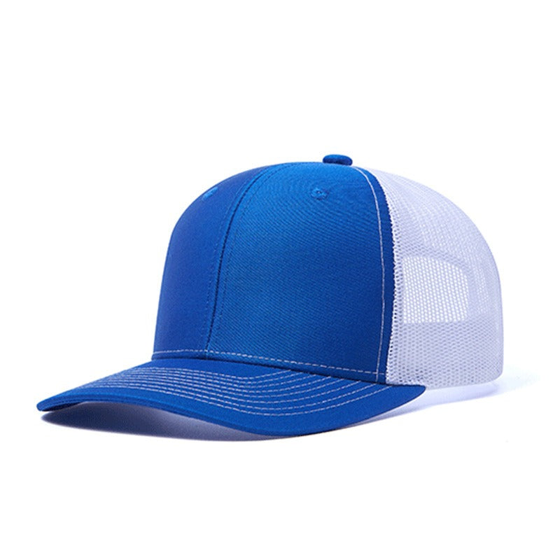 Trendy flat brimmed snapback hats sunshade net hat