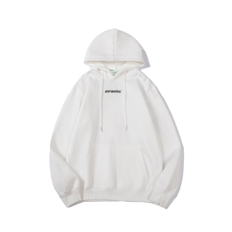 OW  hoodie3D stereo arrow pattern print casual versatile pullover hooded
