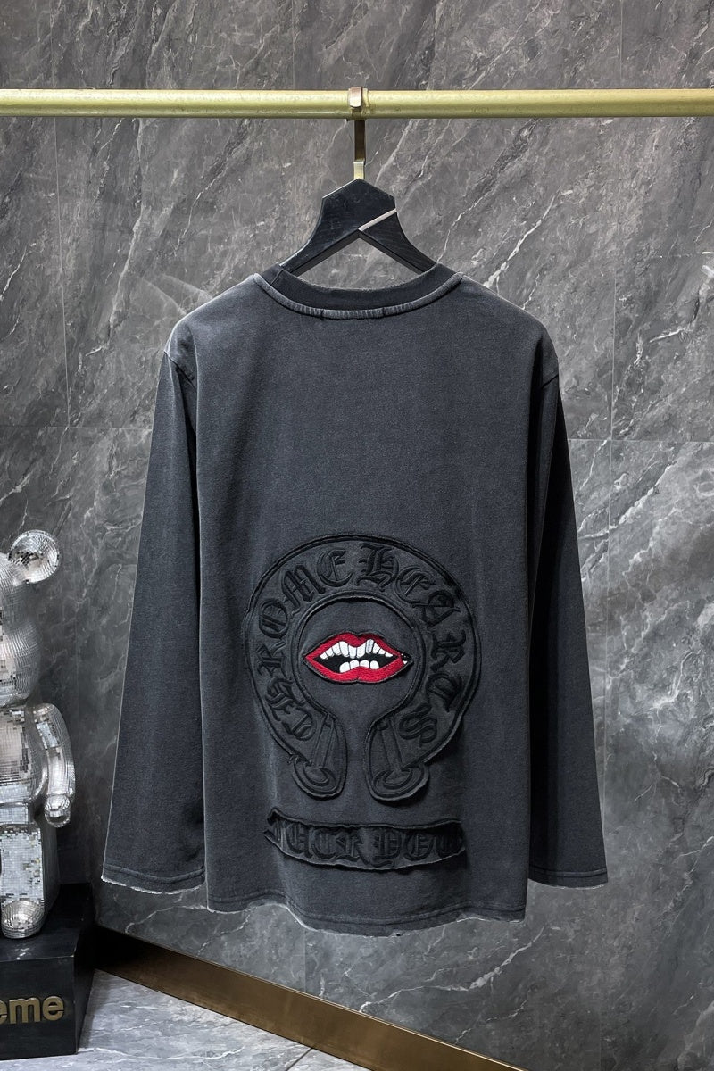 Chrome heart Long Sleeve Shirts High-quality 100% cotton streetwear