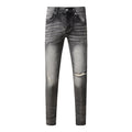 Mens trendy purple jeans, 100% cotton Pure Cotton High Street Trend