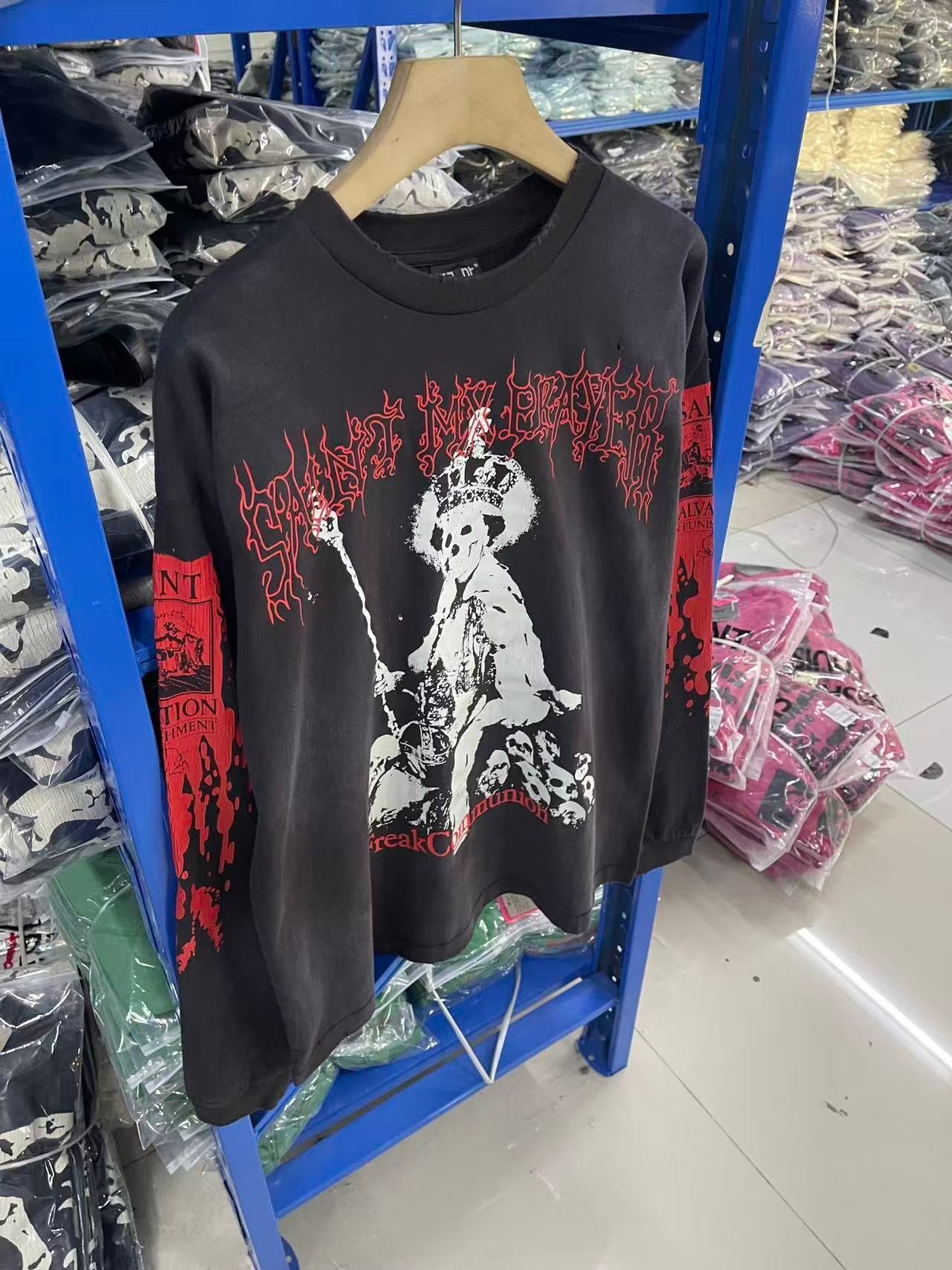 Saint Michael long sleeve shirts