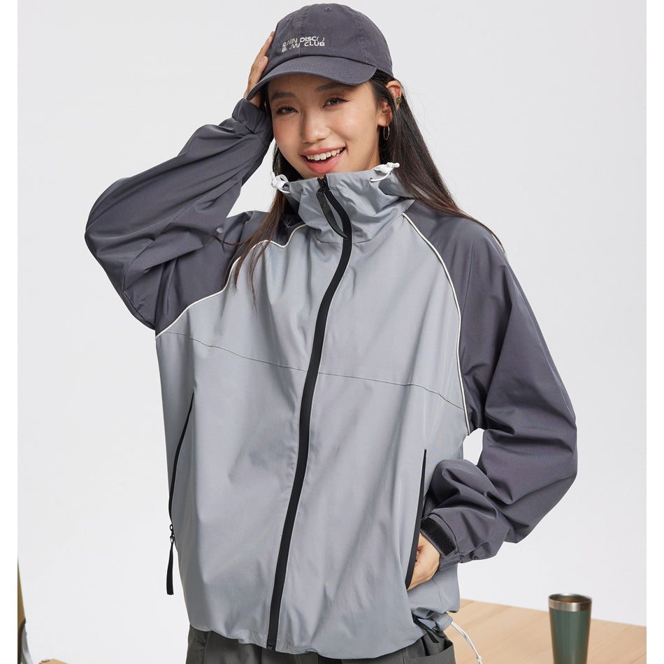 Unisex Jacket Outer Shell Jacket Men's and Women's Functional Hooded Jacket