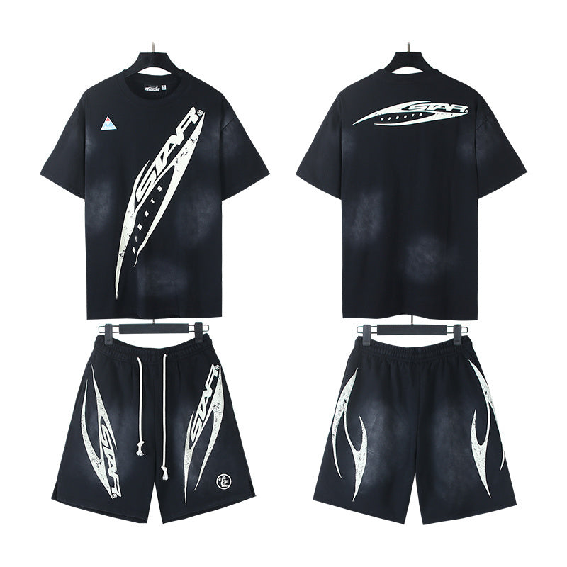 HS T-Shirt And Shorts Two-Piece Set