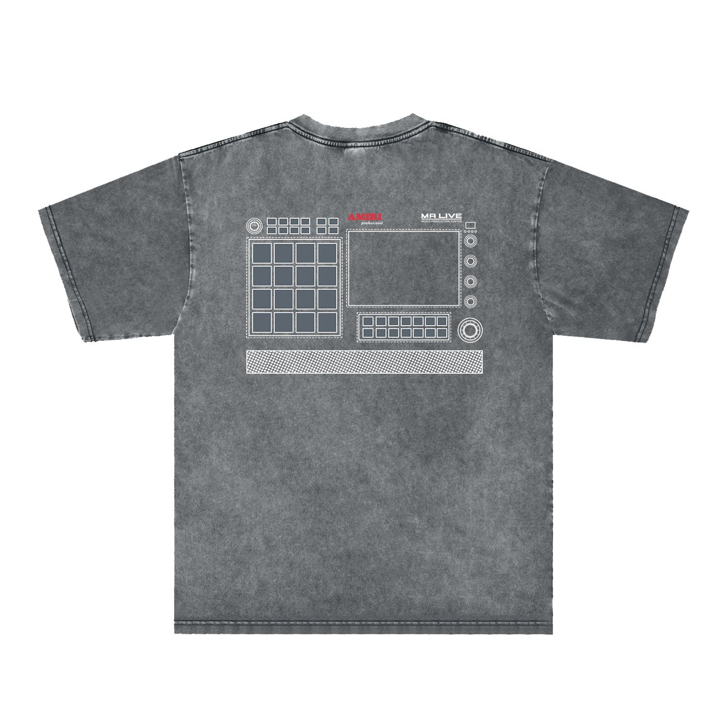 Amiri Washed Distressed T Shirt Printed Trendy Pure Cotton