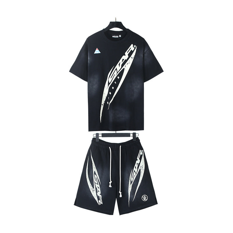 HS T-Shirt And Shorts Two-Piece Set