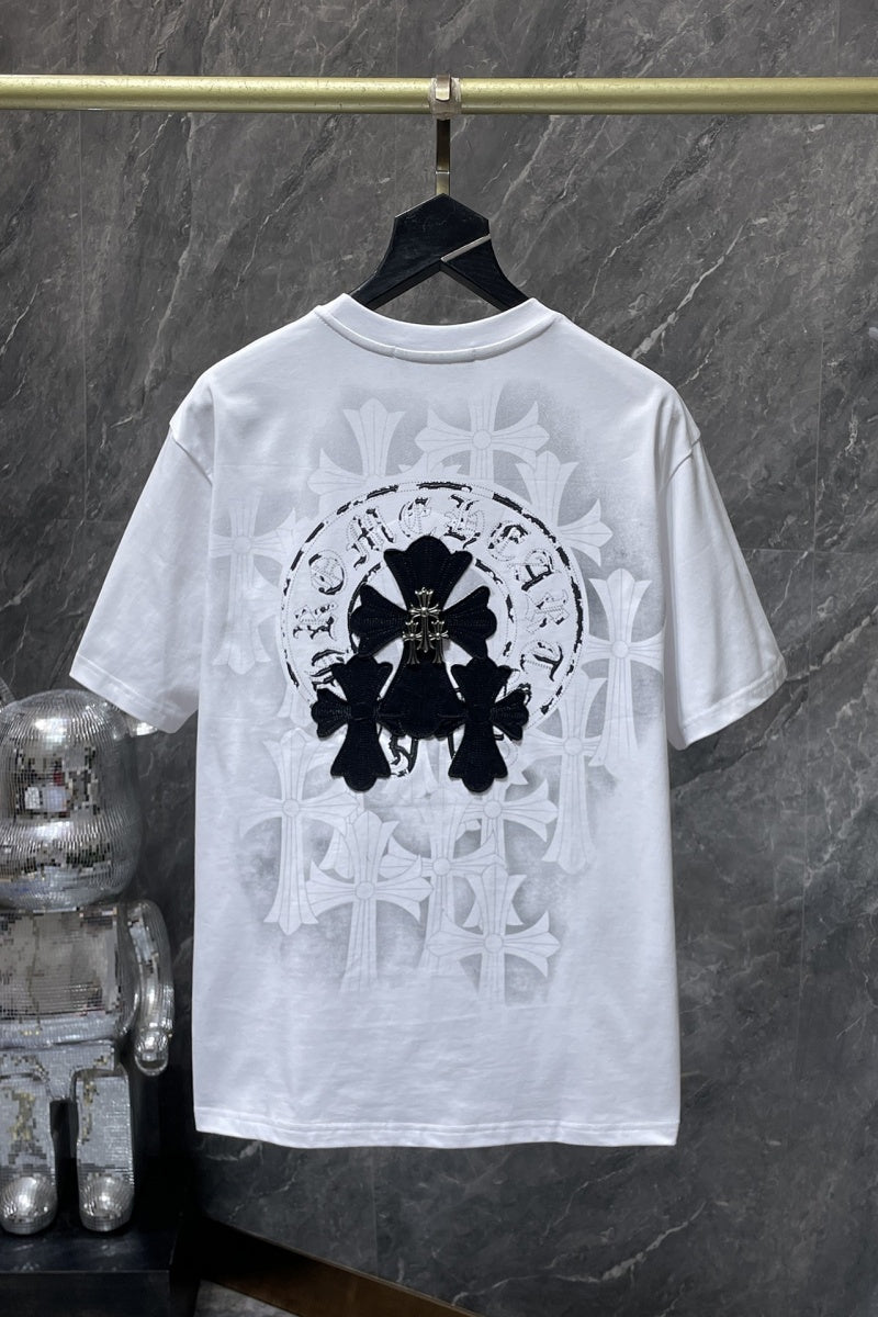 Chrome heart T shirts High-quality 100% cotton streetwear